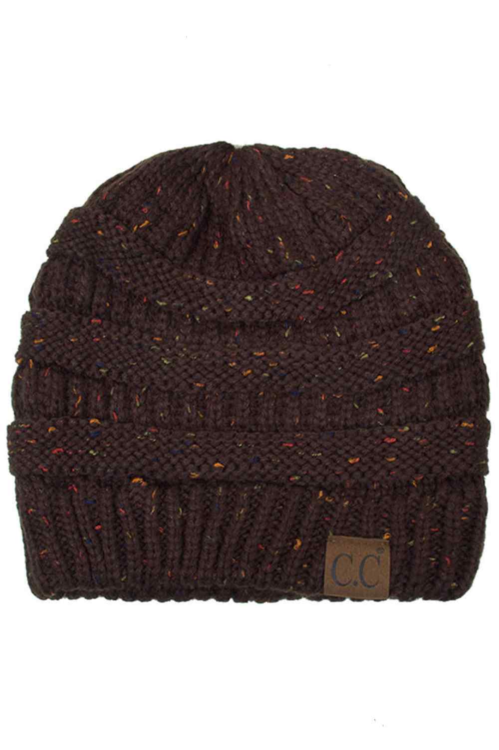 C.C Confetti Cable Knit Beanie