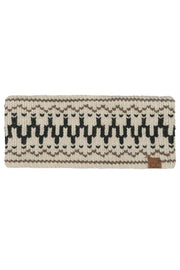 C.C Fair Isle Pattern Headwrap Headband
