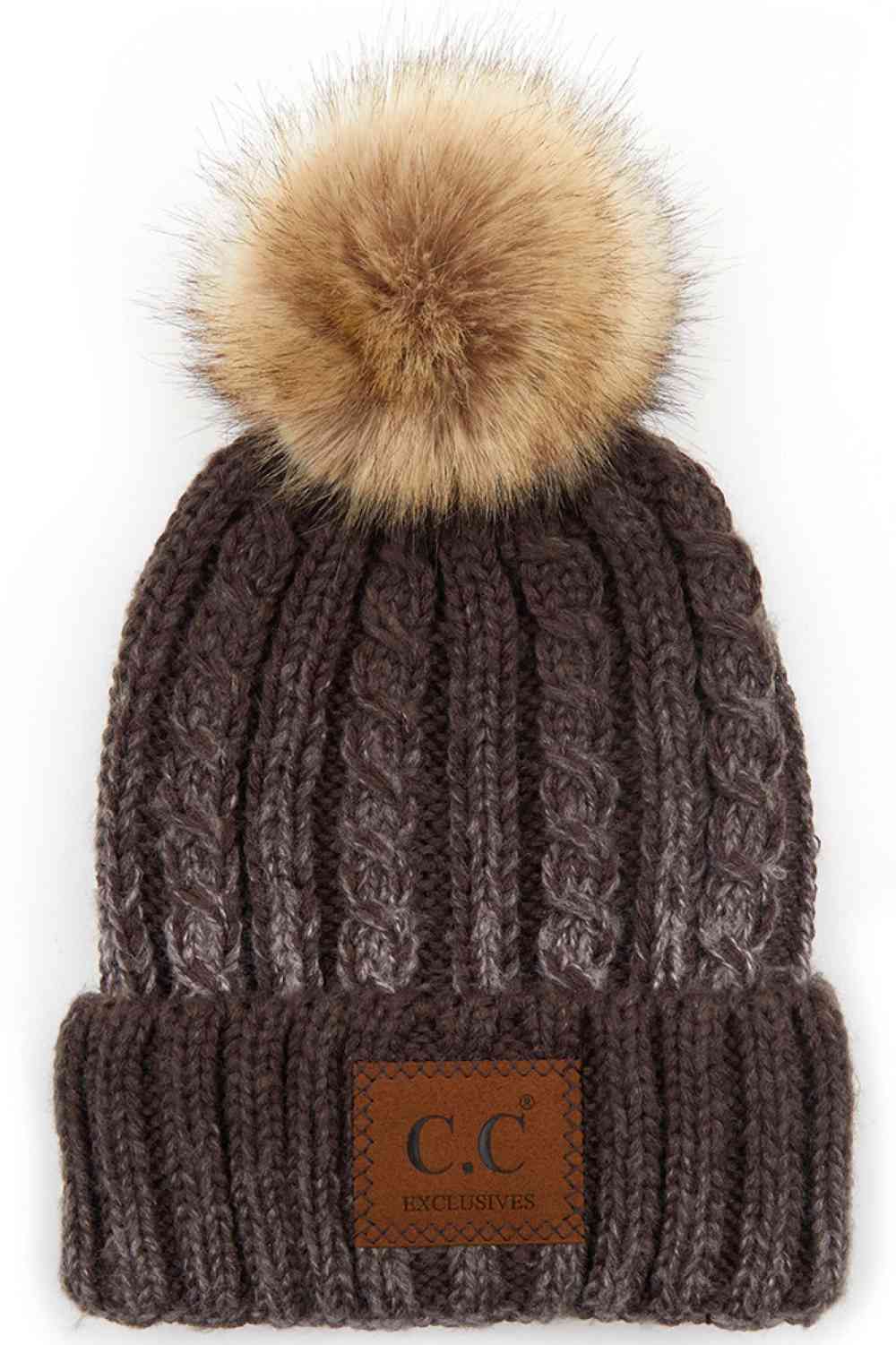 C.C Ombre Beanie with Pom
