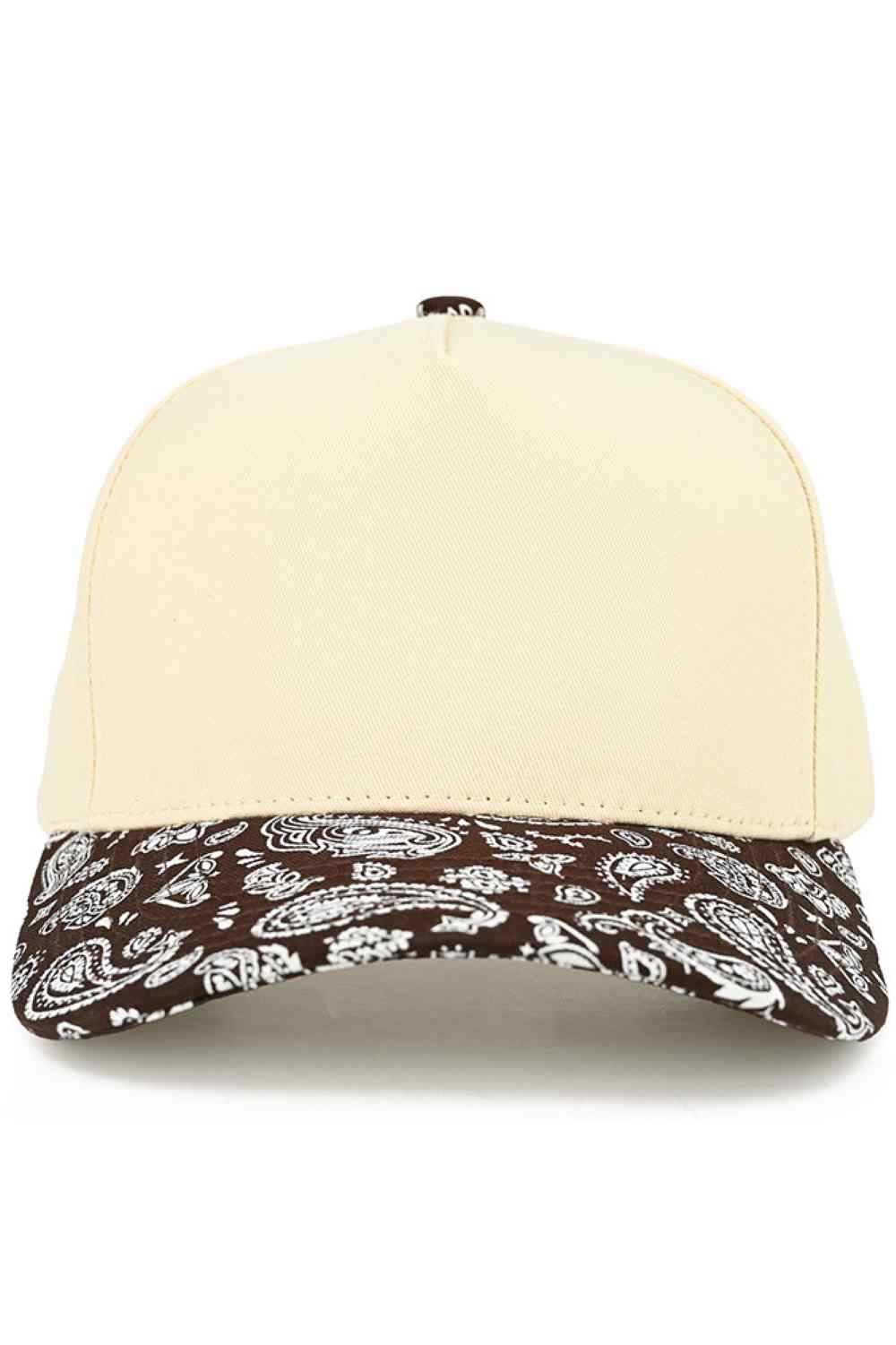 C.C Paisley Pattern Two Tone Trucker Cap