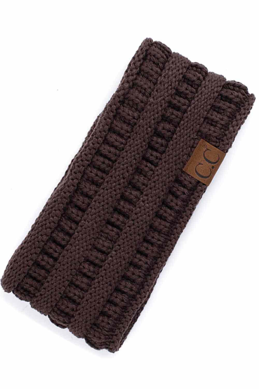 C.C Solid Ribbed Headwrap