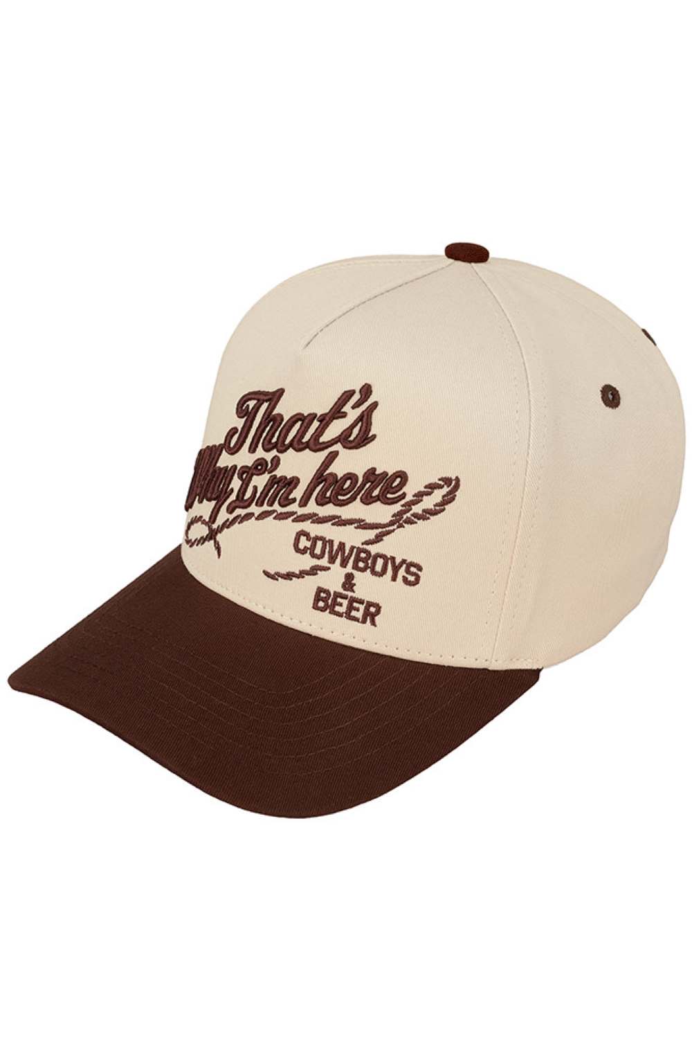 C.C THAT'S WHY I'M HERE Cotton Trucker Cap