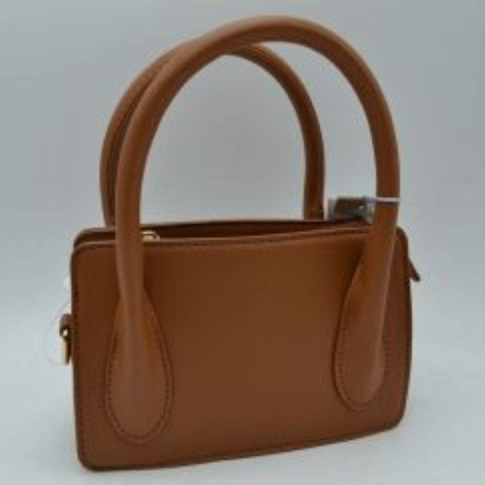 Structured Top Handle Handbag with Minimalist Design