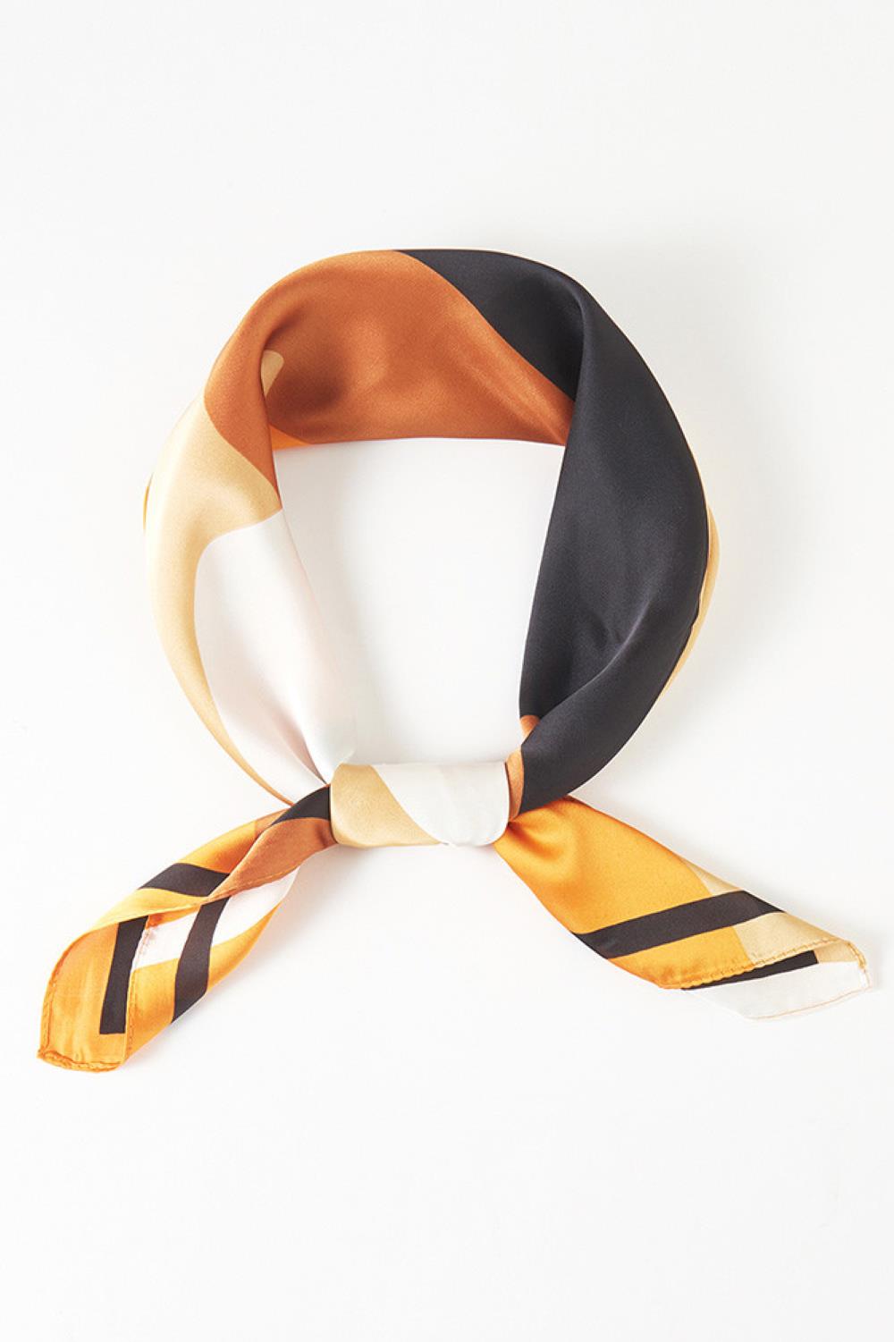 Geometric Pattern Print Bandana Summer Scarf