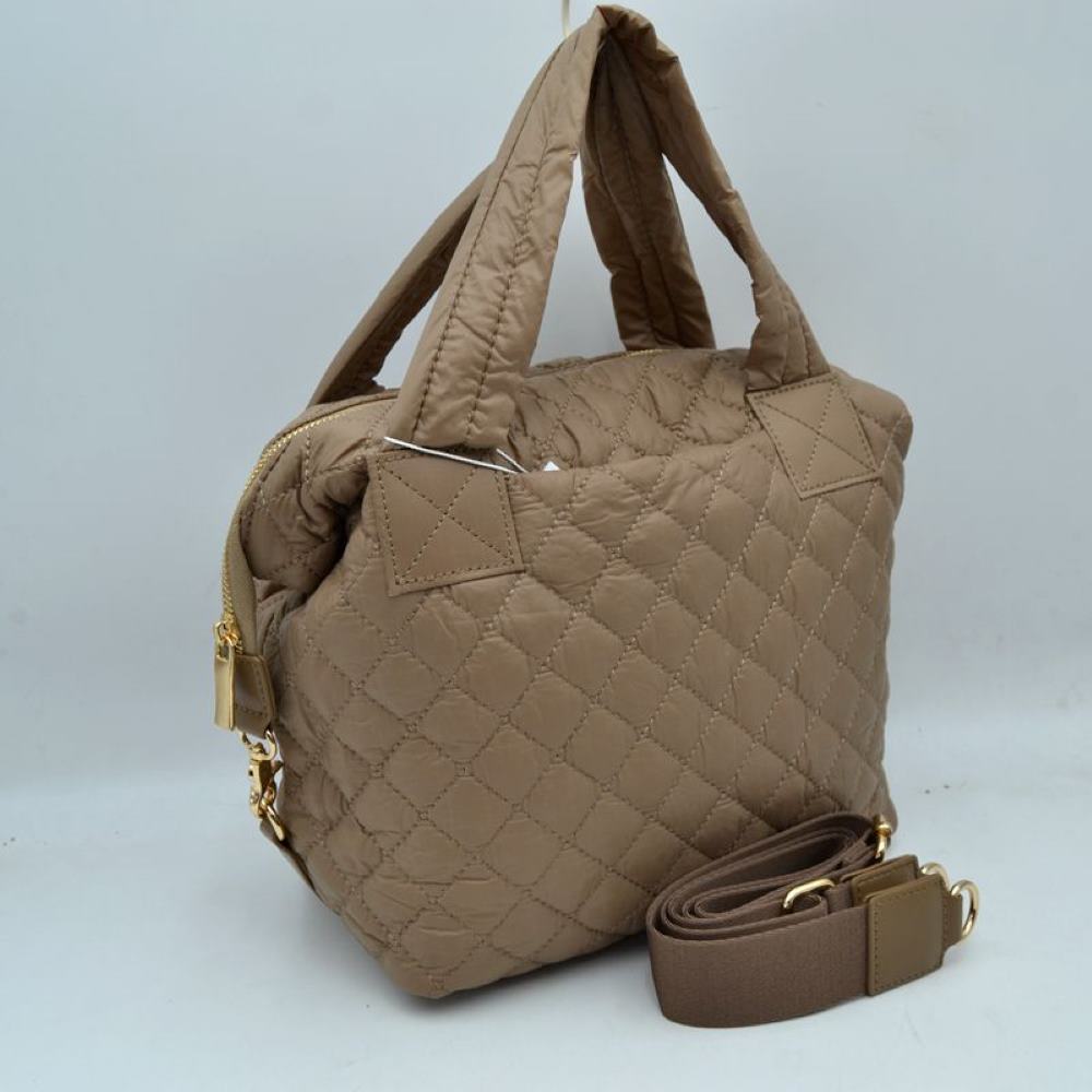 Stylish Diamond-Quilted Puffer Crossbody & Satchel Bag