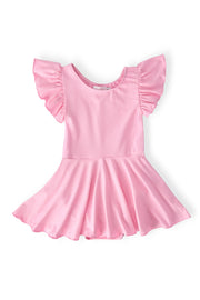 Bubblegum Pink S/S Twirl Leotard