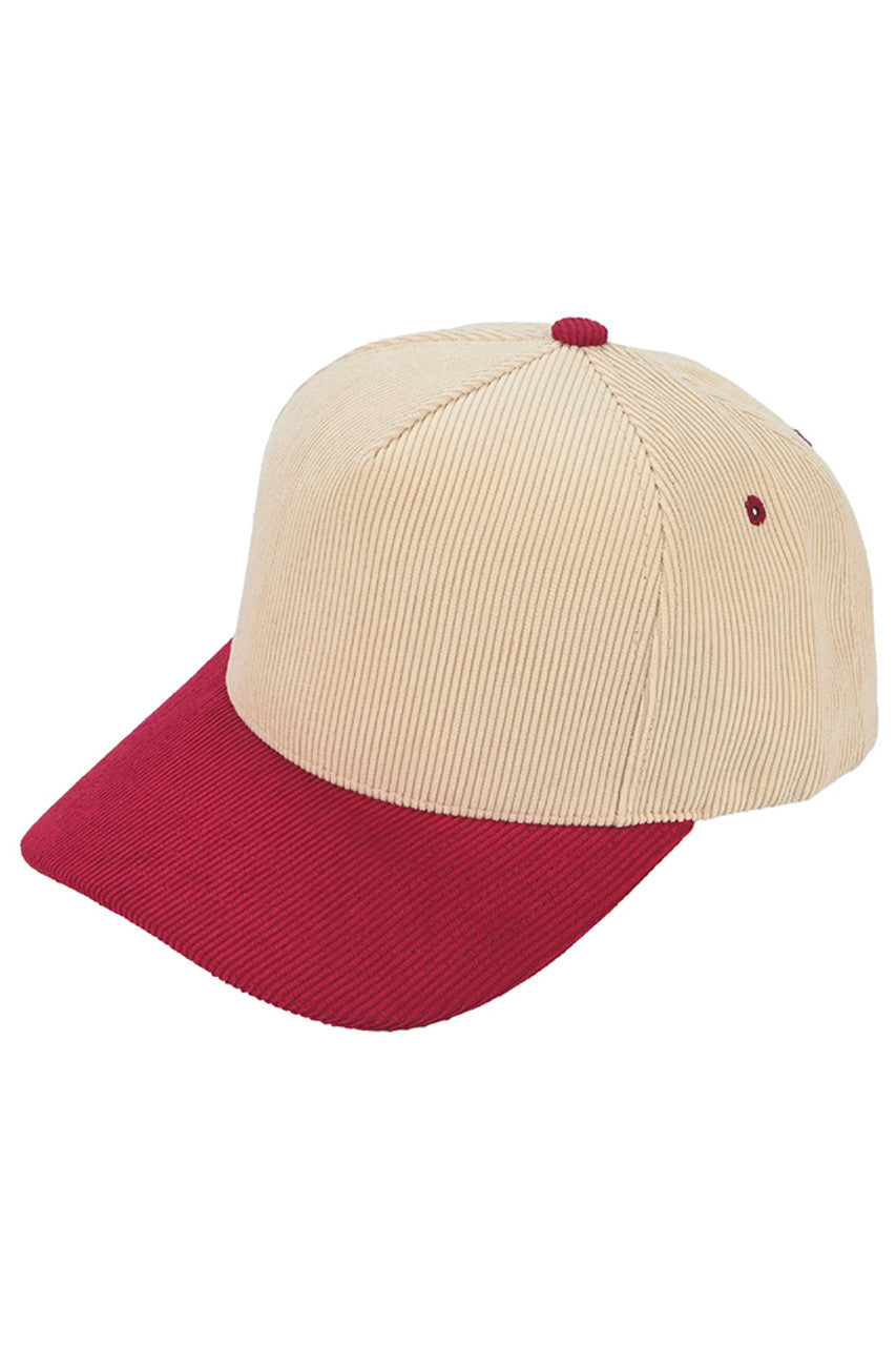 C.C Two Tone Corduroy Trucker Cap