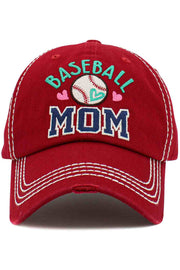 Baseball Mom Washed Vintage Ballcap