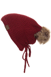C.C Fleece Lined Slouchy Beanie