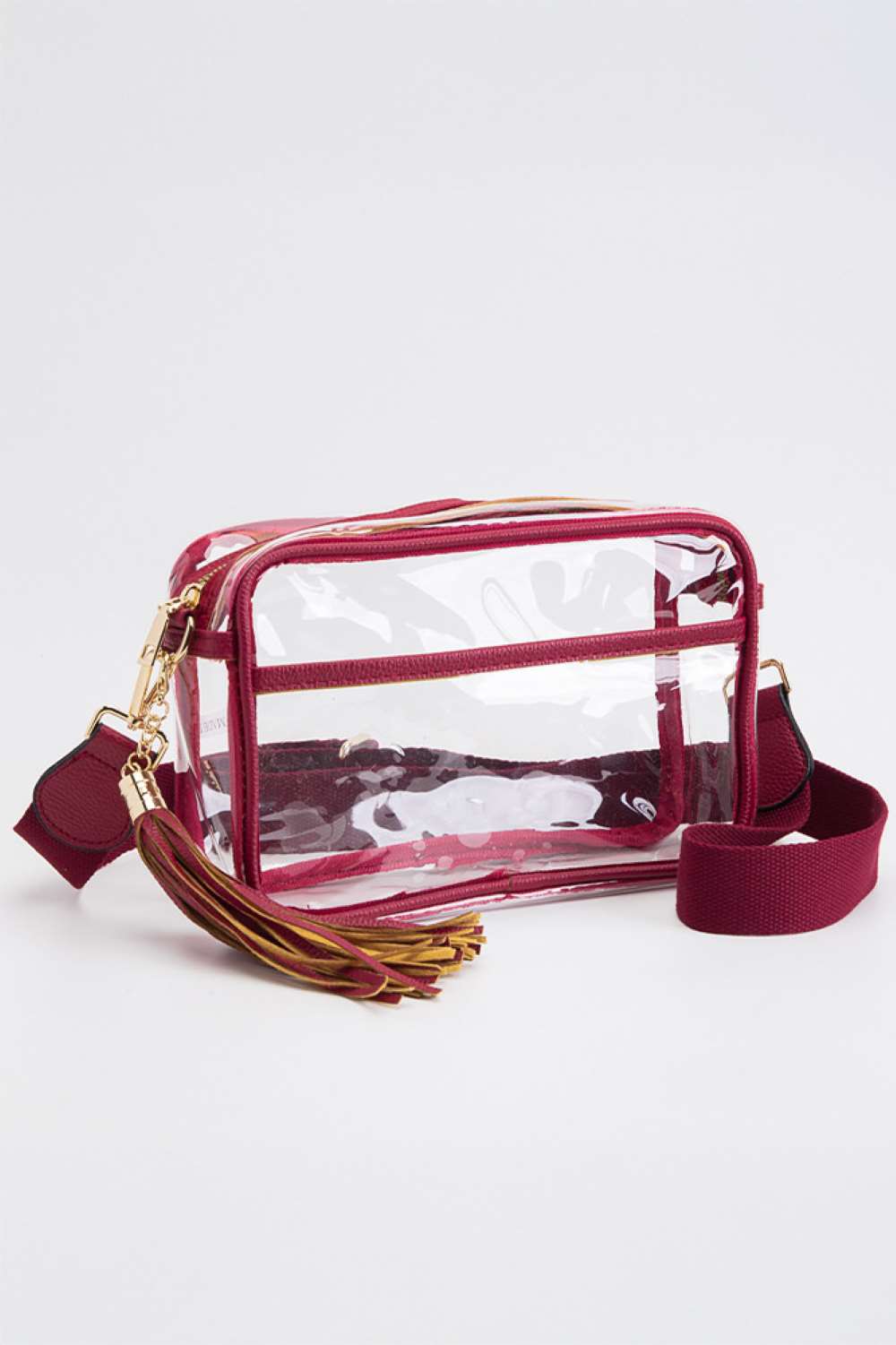 Clear PU Cross Body Camera Bag