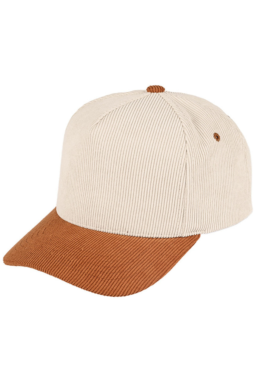 C.C Two Tone Corduroy Trucker Cap