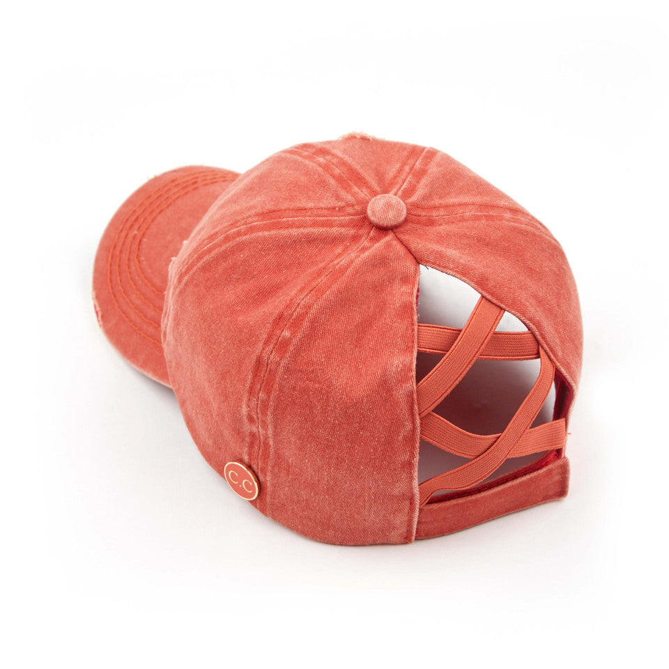 C.C Women's Baseball Ponytail Cap