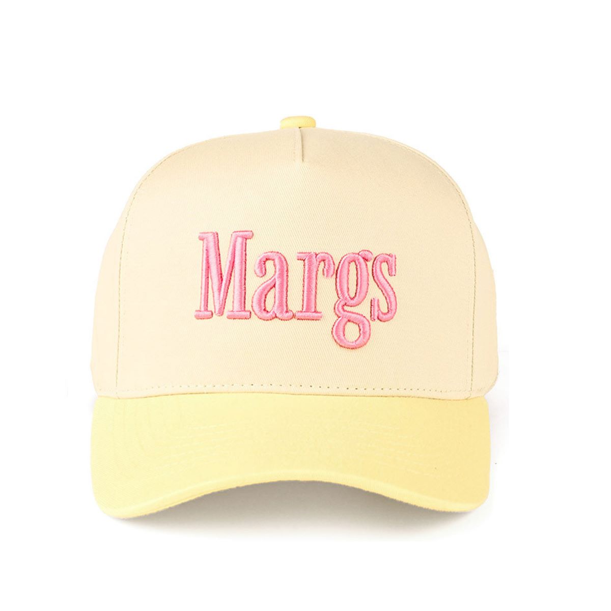 C.C MARGS Lettering Two Tone Trucker Baseball Cap