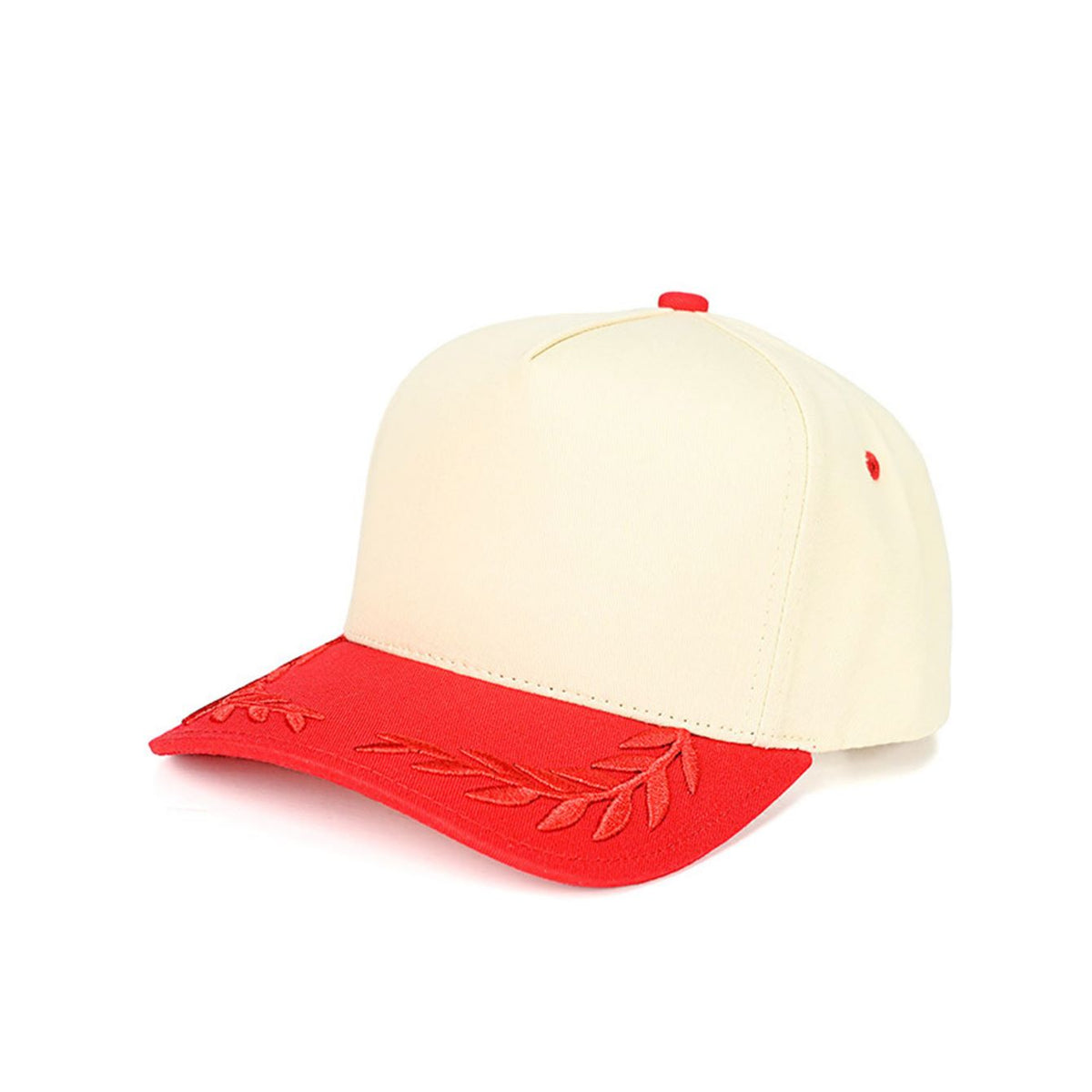 C.C Captain Oak Leaves Embroidered Trucker Cap