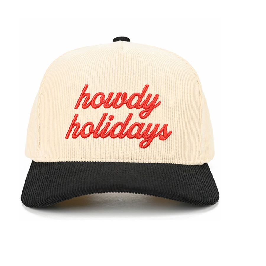 C.C HOWDY HOLIDAYS Letter Trucker Cap