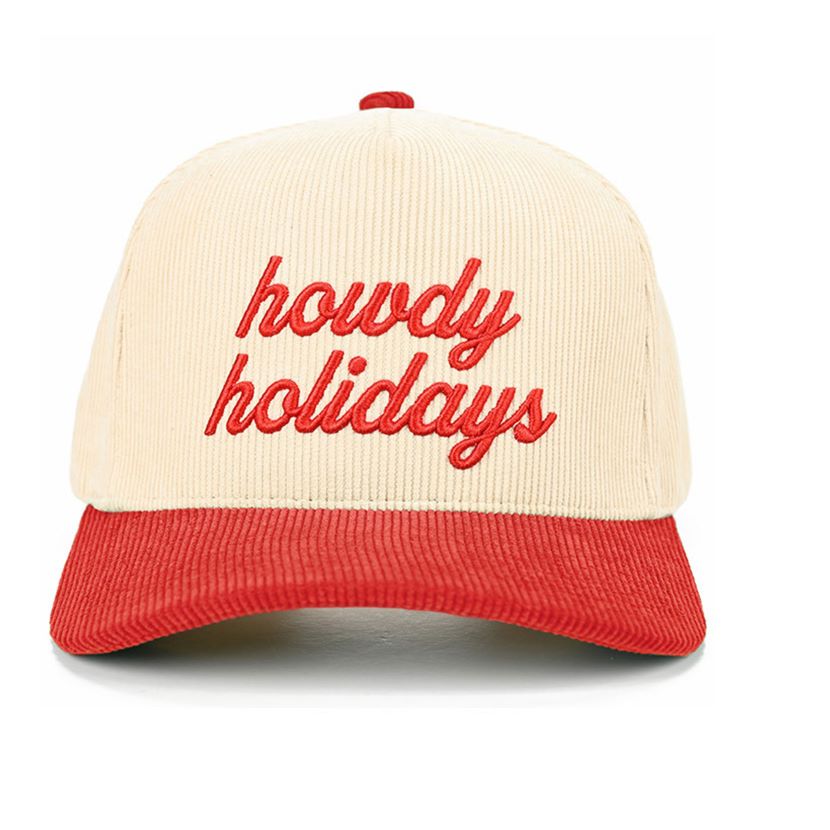 C.C HOWDY HOLIDAYS Letter Trucker Cap