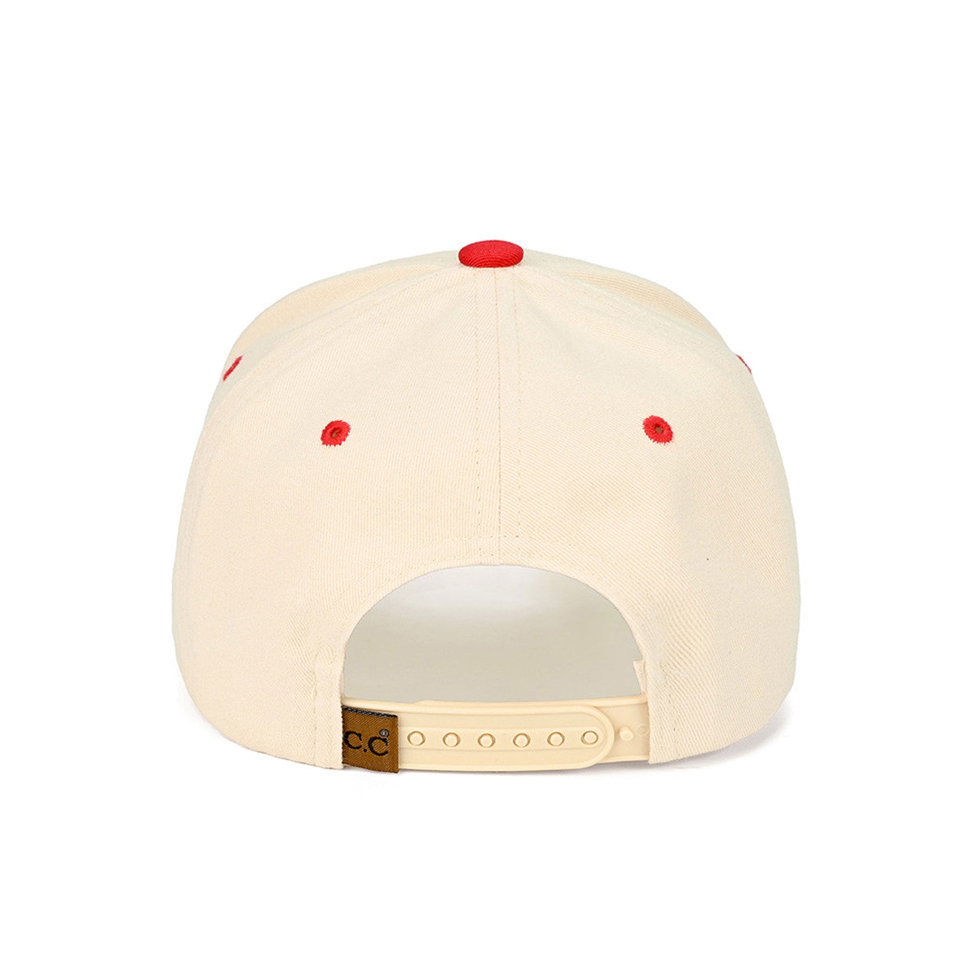 C.C Merry & Bright Letter Two Tone Trucker Cap