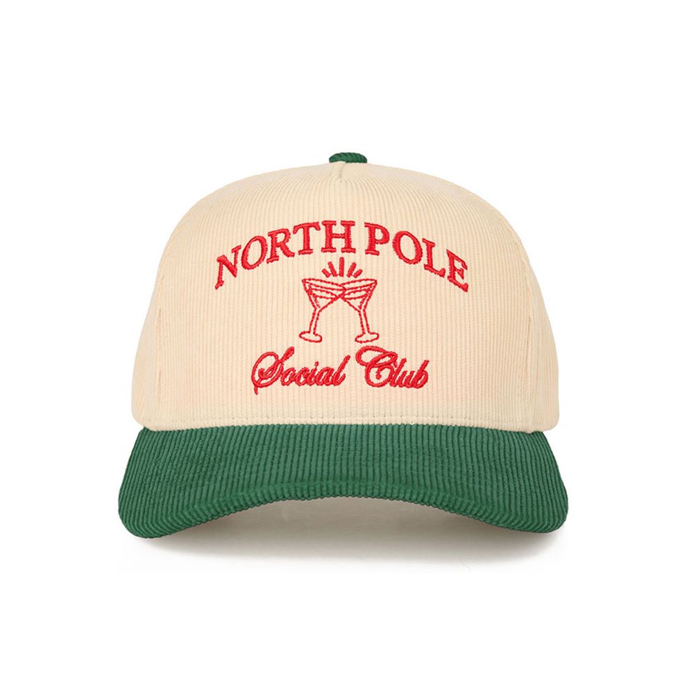 C.C NORTH POLE SOCIAL CLUB Letter Trucker Cap