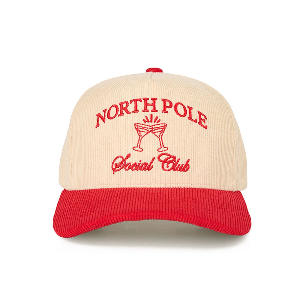 C.C NORTH POLE SOCIAL CLUB Letter Trucker Cap