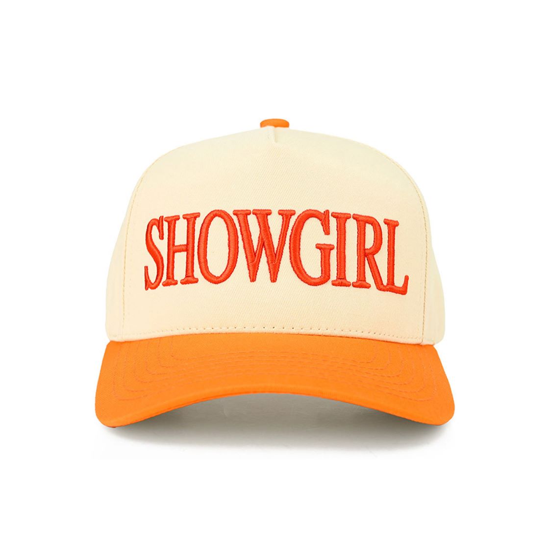 C.C SHOWGIRL Letter Two Tone Trucker Cap
