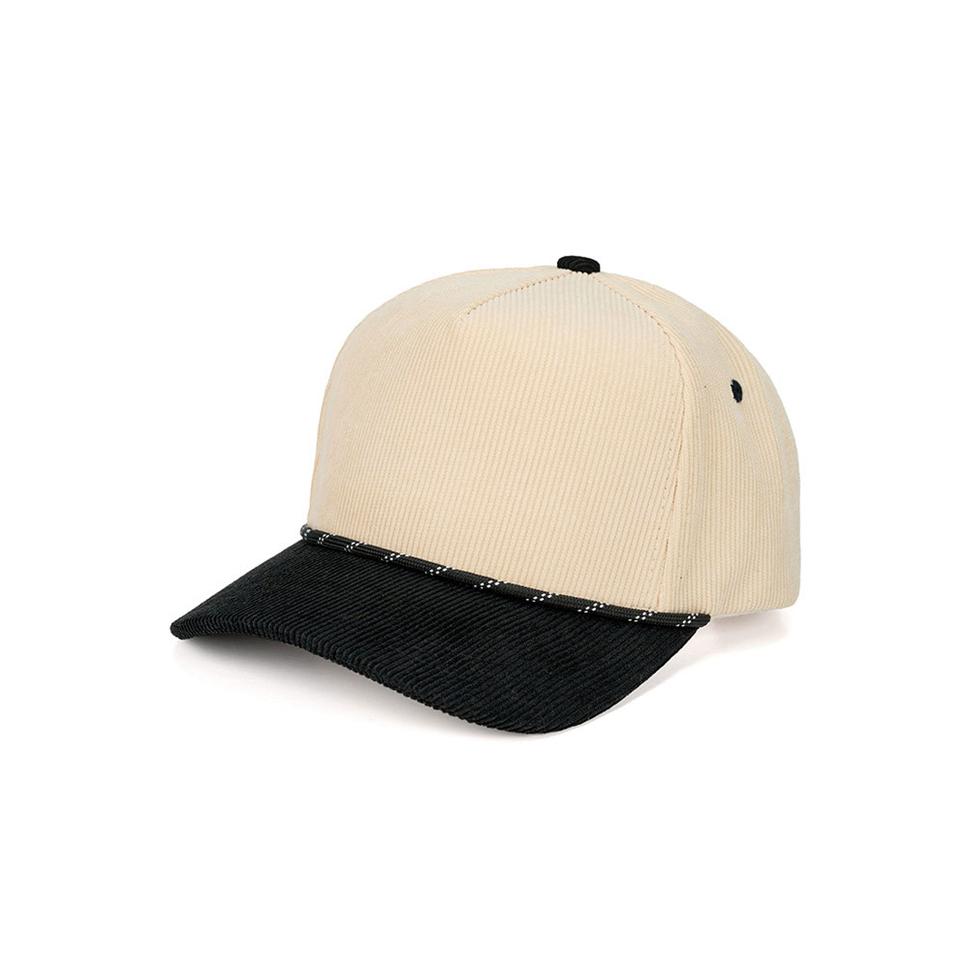 C.C Two Tone Rope on Two Tone Corduroy Trucker Hat Baseball Cap