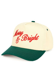 C.C Merry & Bright Letter Two Tone Trucker Cap