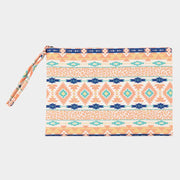 Leopard Tribal Pattern Pouch Clutch Bag