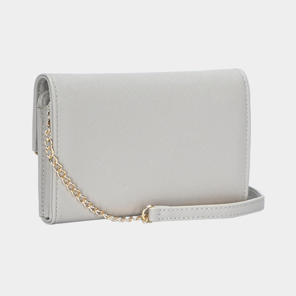 Envelope Wallet on Chain Wristlet Clutch / Crossbody Bag