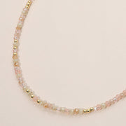 Faceted Beaded Choker Necklace
