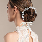 Teardrop Stone Cluster Vine Wrap Headpiece