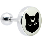 16G 1/4 Glow in the Dark Mystic Kitty Cat Tragus Cartilage Earring by Onyx O