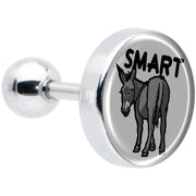 16G 1/4 Donkey Smart Ass Tragus Cartilage Earring by Onyx O