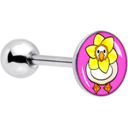 Daffodil Duck Barbell Tongue Ring by Onyx O