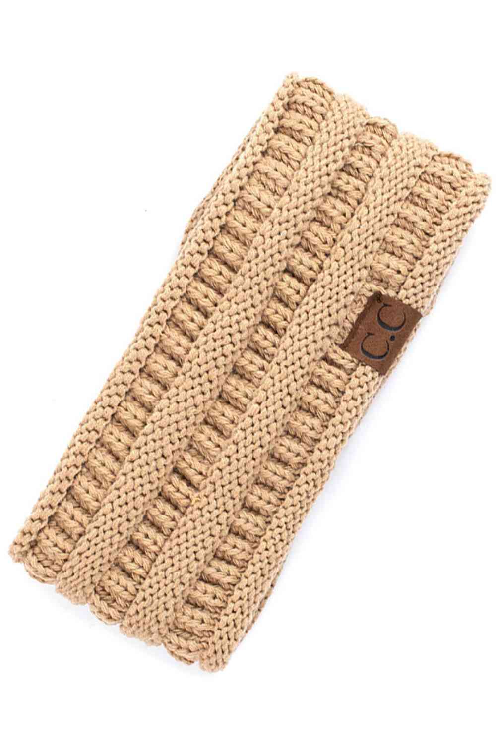 C.C Solid Ribbed Headwrap
