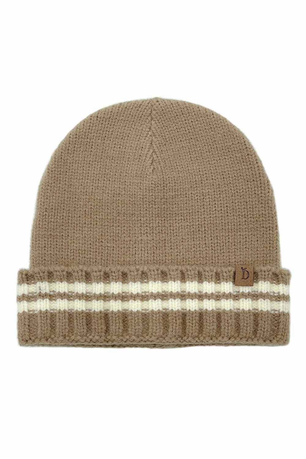 Striped Knit Super Soft Cuff Beanie