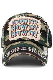 HOWDY VINTAGE BASEBALL CAP