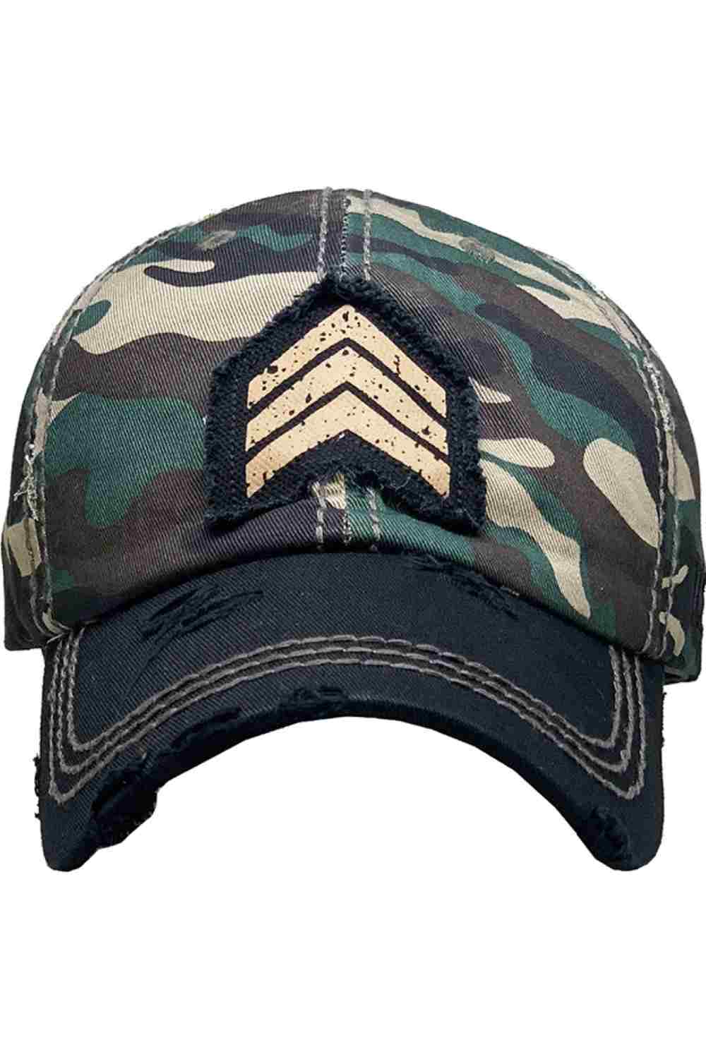 MILITARY RANK VINTAGE BASEBALL CAP
