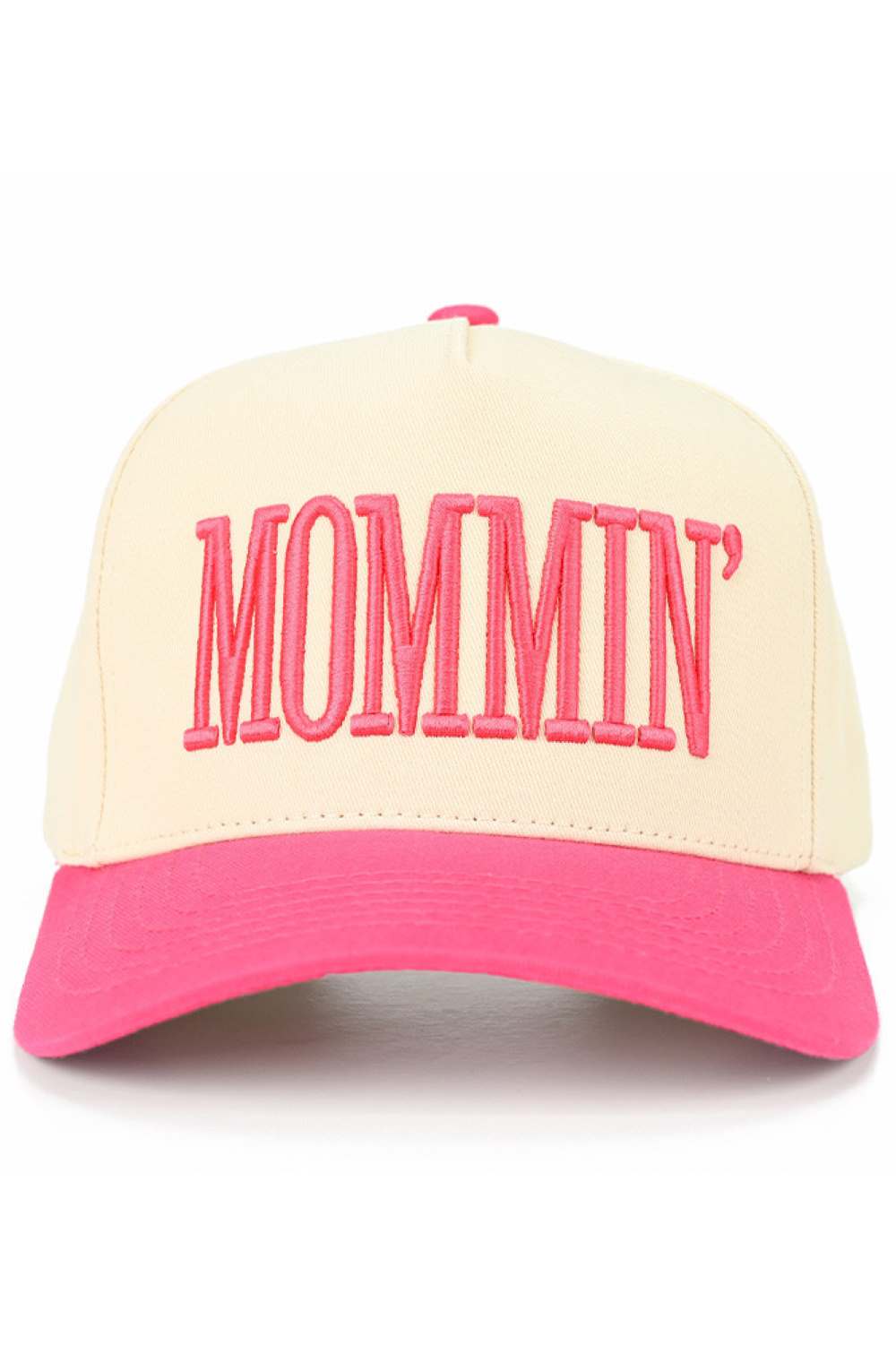 C.C MOMMIN Letter Two Tone Trucker Cap