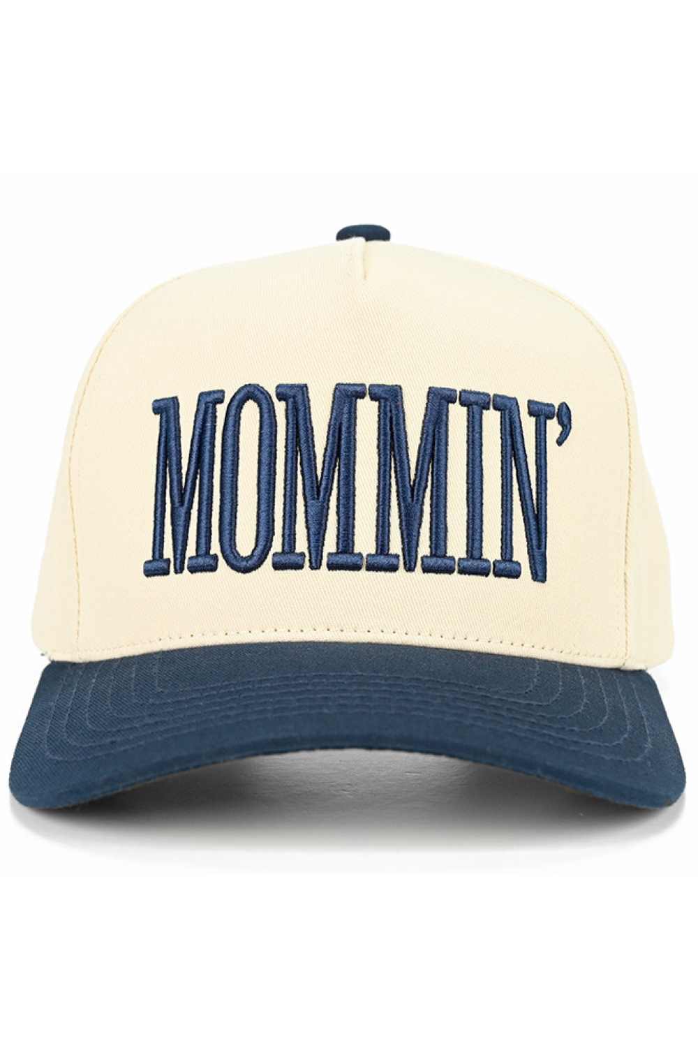 C.C MOMMIN Letter Two Tone Trucker Cap