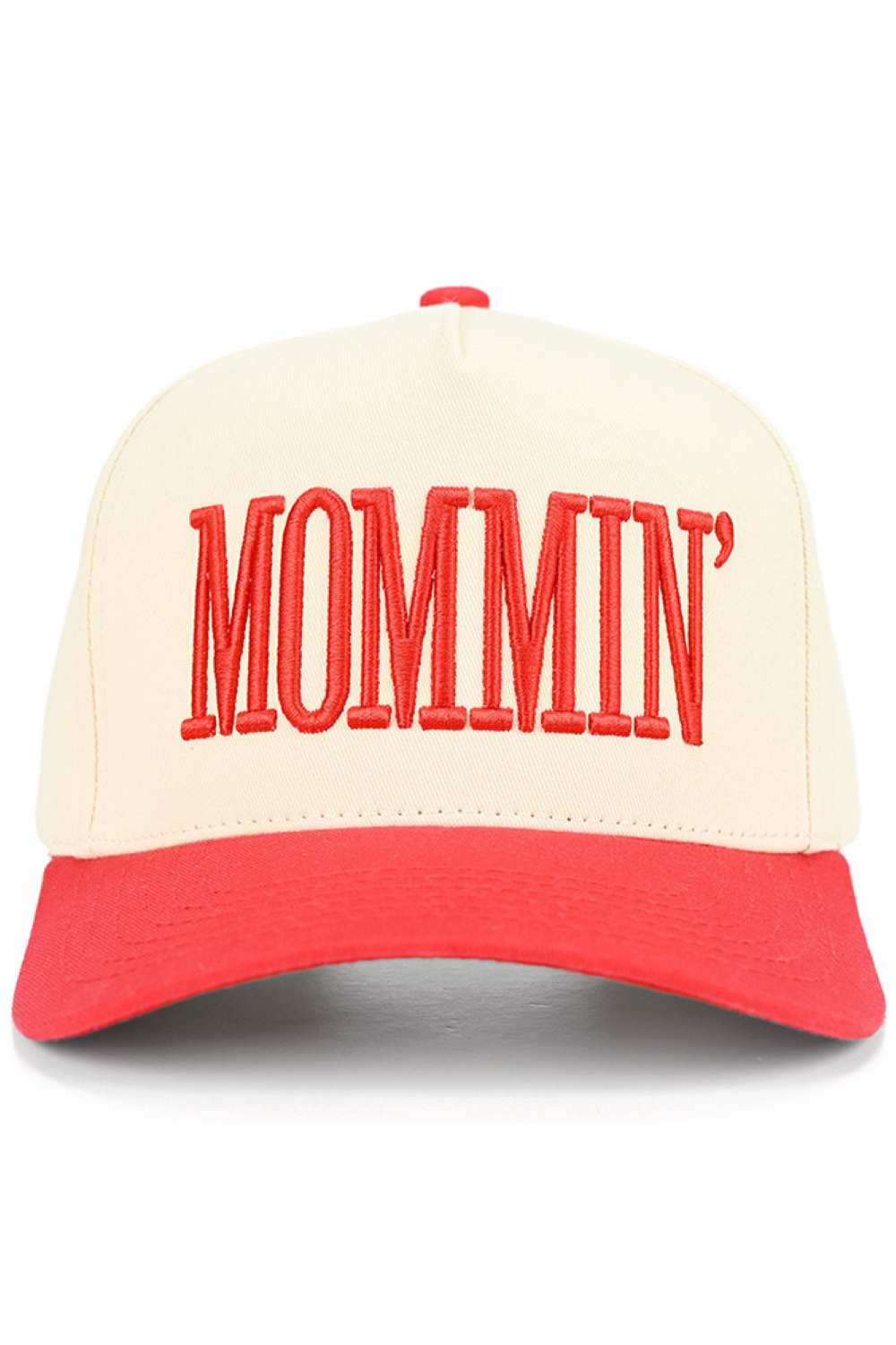 C.C MOMMIN Letter Two Tone Trucker Cap