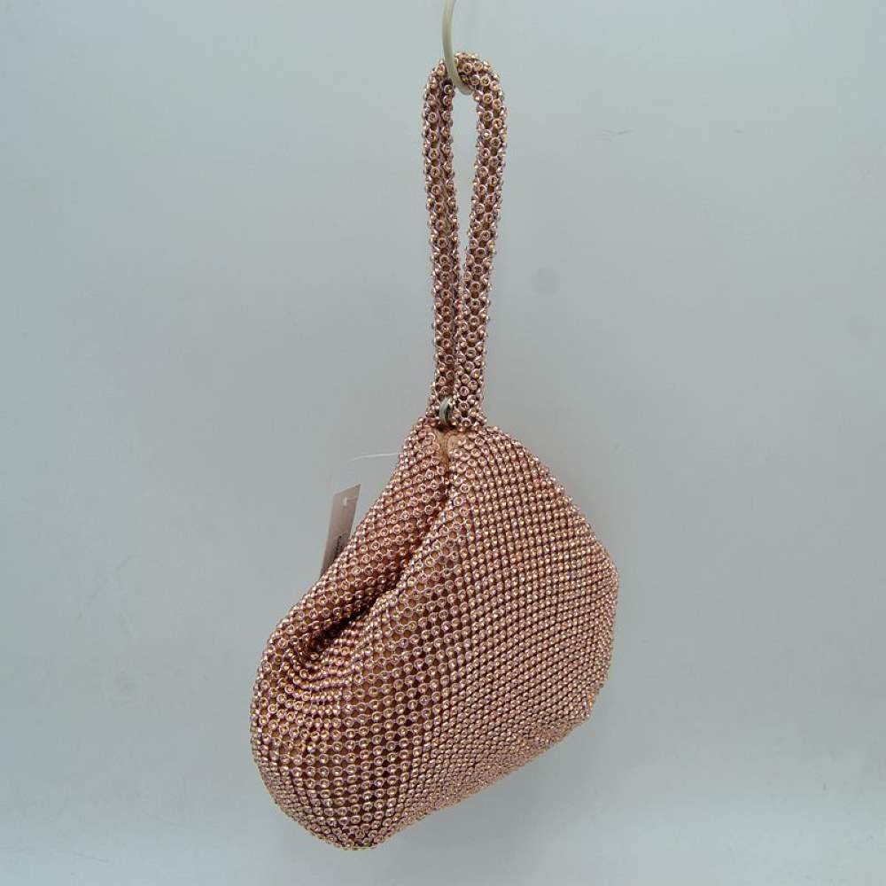 Chic Rhinestone Bling Wristlet Evening Bag