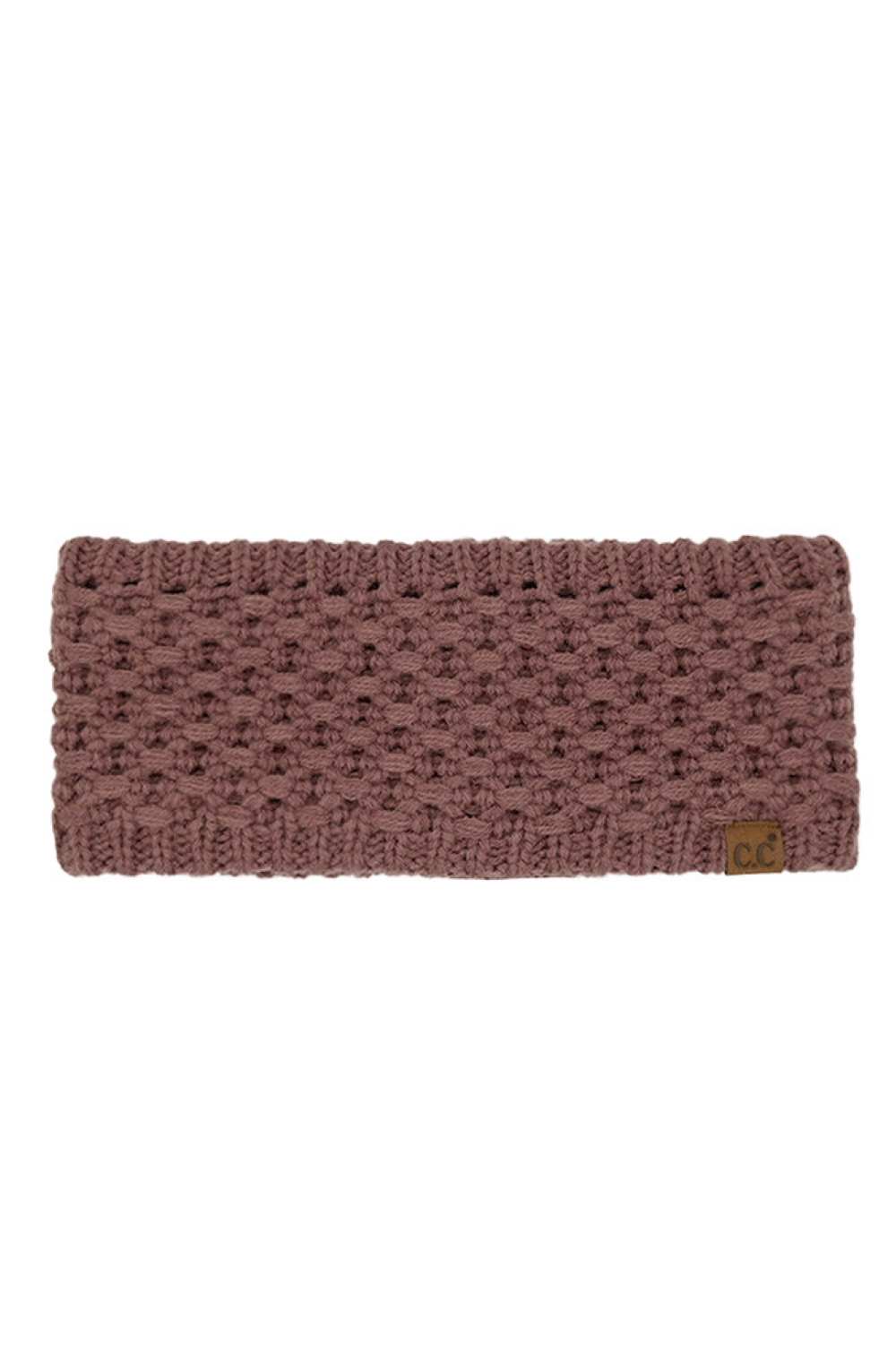 C.C Cross Cell Stitch Knit Winter Headwrap