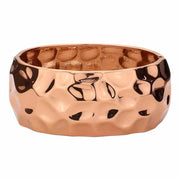 Hammered Metal Hinged Bracelet