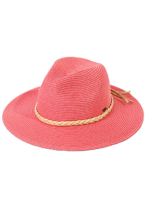 C.C Women's Straw Panama Hat Sun