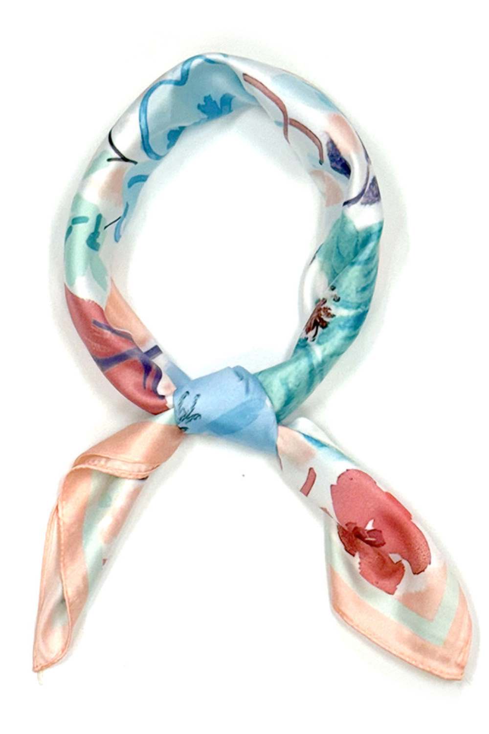 Floral Painting Print Bandana Summer Scarf