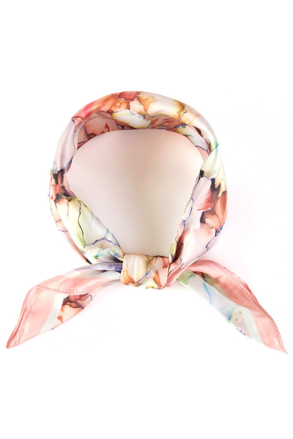 Floral Pattern Print Bandana Light Weight Scarf