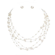 Galactic Pearl Collar Necklace