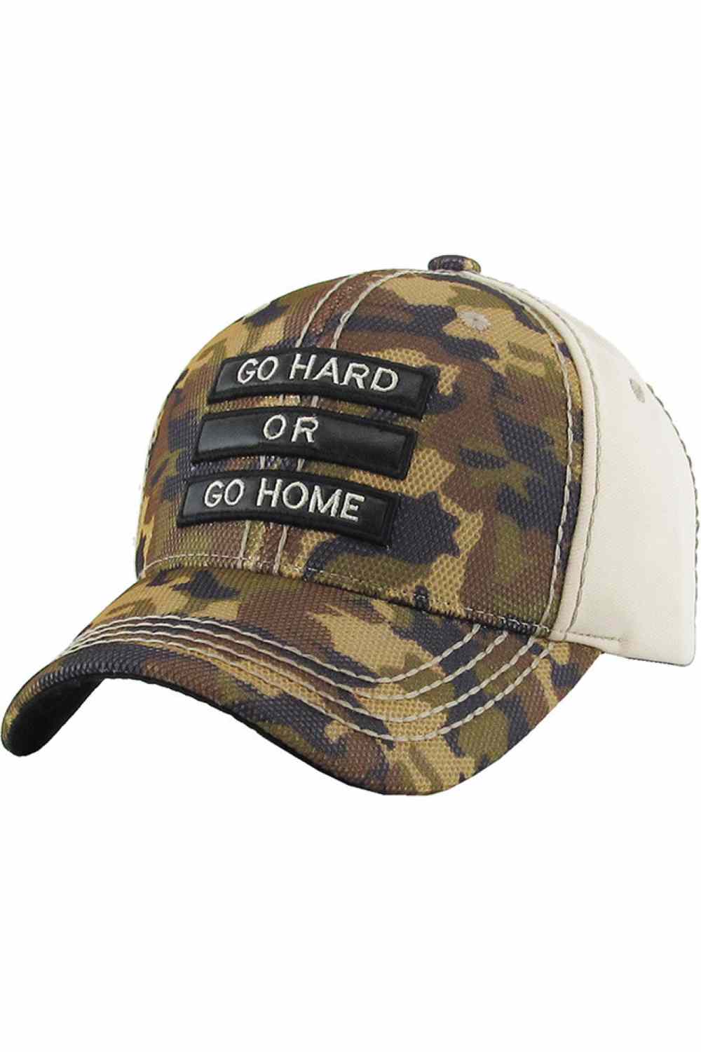 GO HARD OR GO HOME VINTAGE BASEBALL CAP