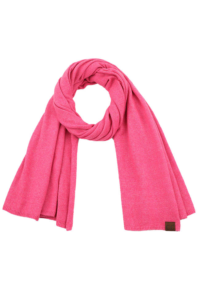 C.C Soft Recycled Fine Yarn Cuff Scarf
