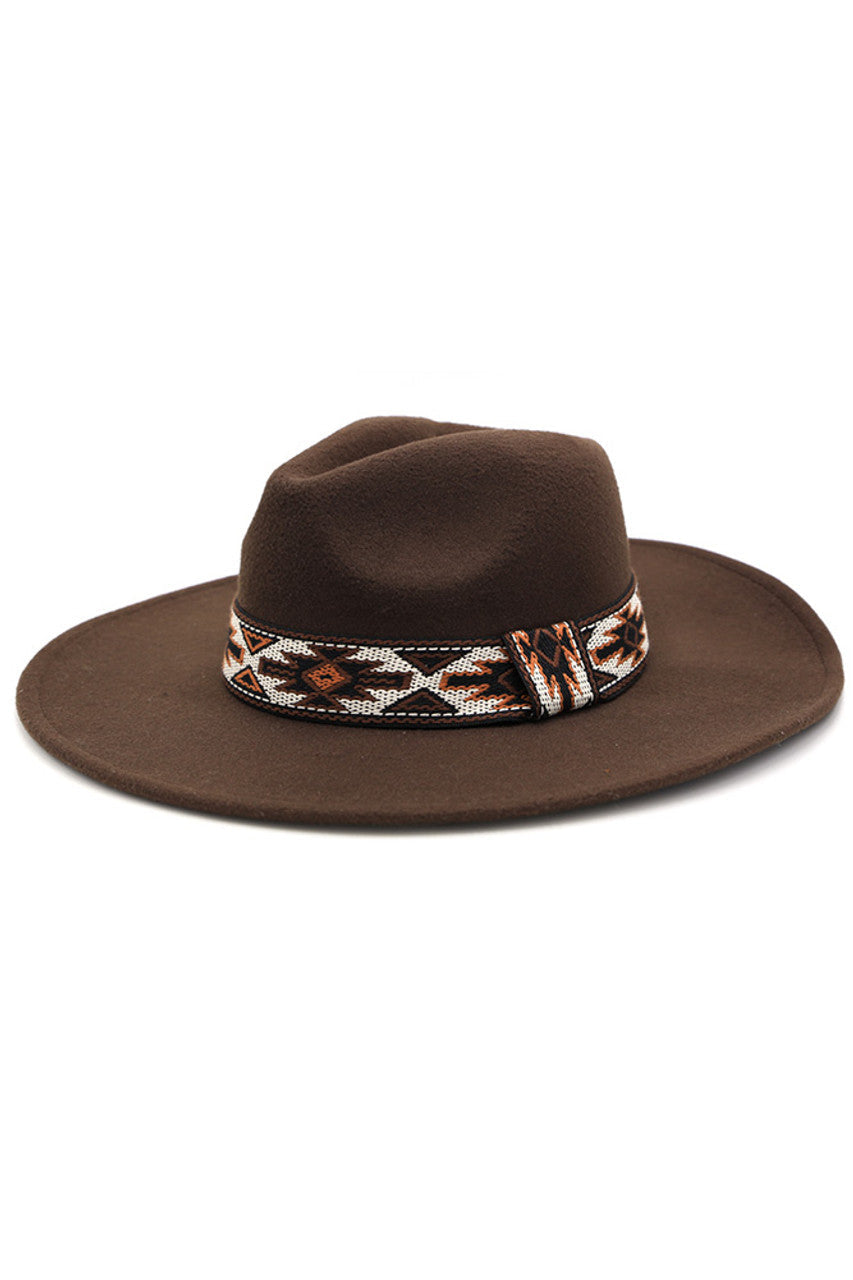 Tribal Band Panama Hat
